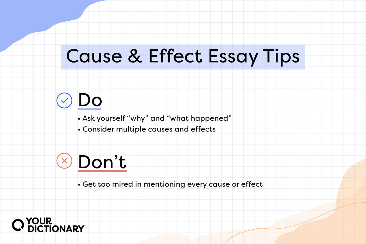 samples of cause and effect essays